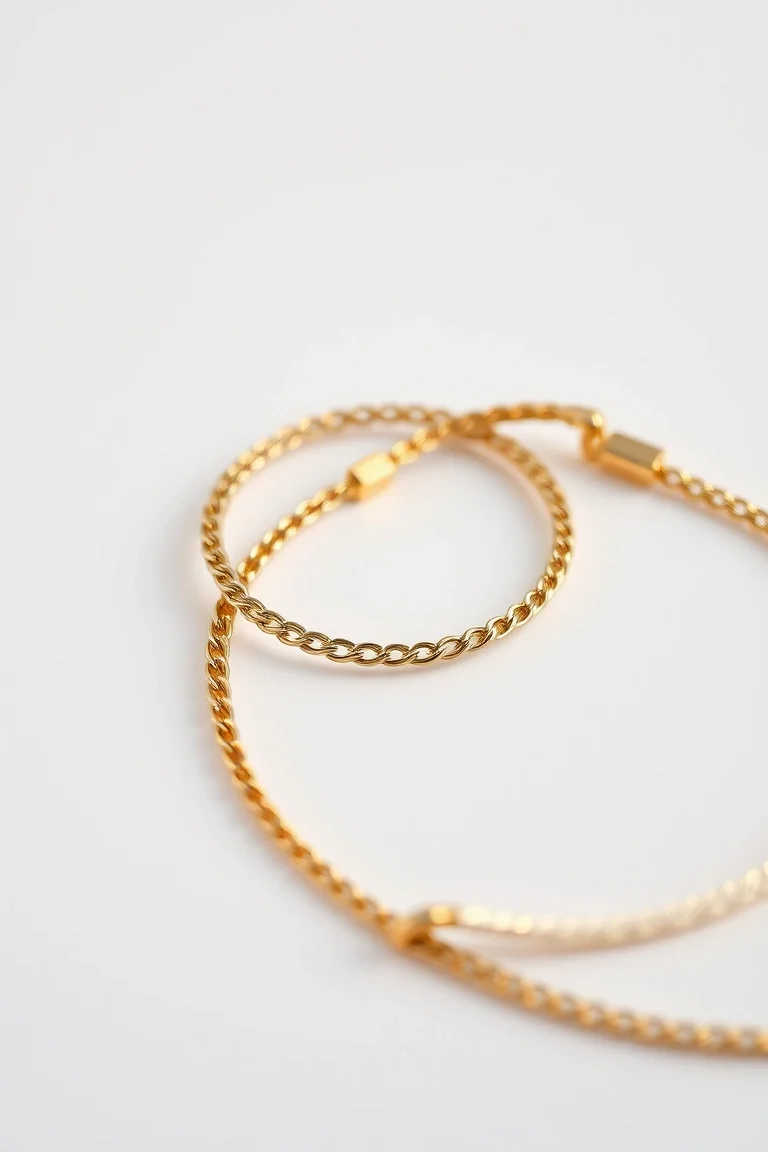 Steel And Gold Neckwires