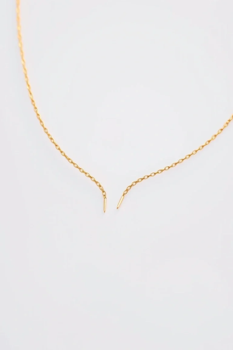 Steel And Gold Neckwires