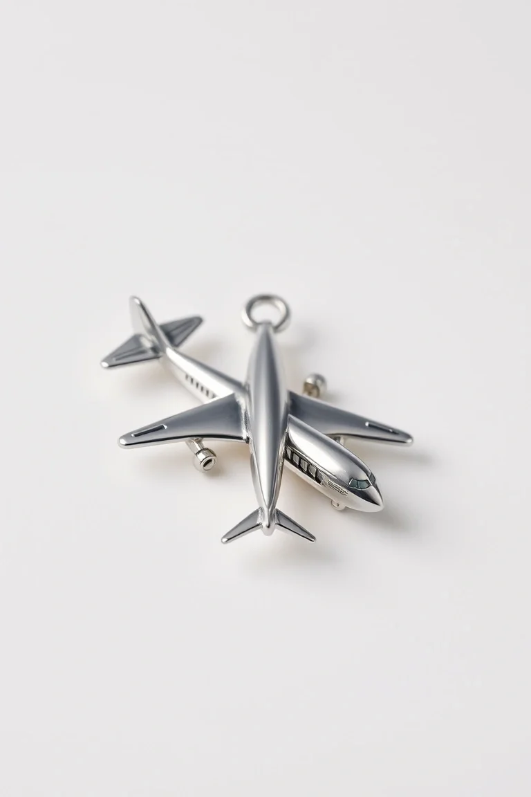 Sterling Silver Airplane