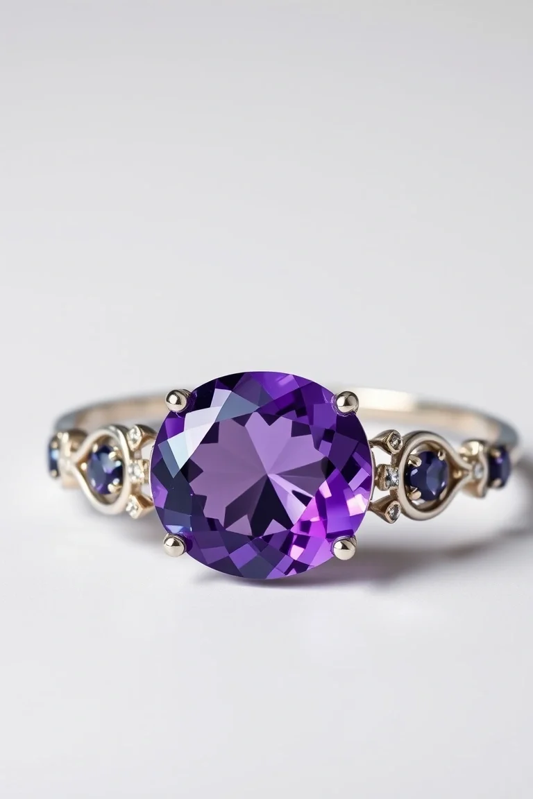 Sterling Silver Amethyst Bracelet