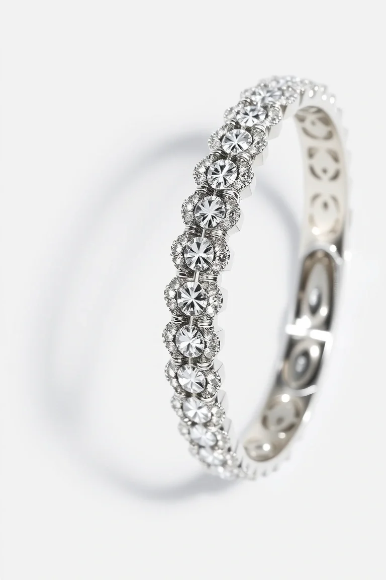 Sterling Silver And Vermeil Cubic Zirconia Bracelets