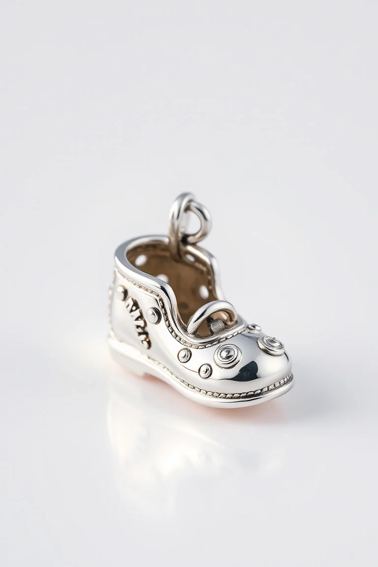 Sterling Silver Baby Shoe