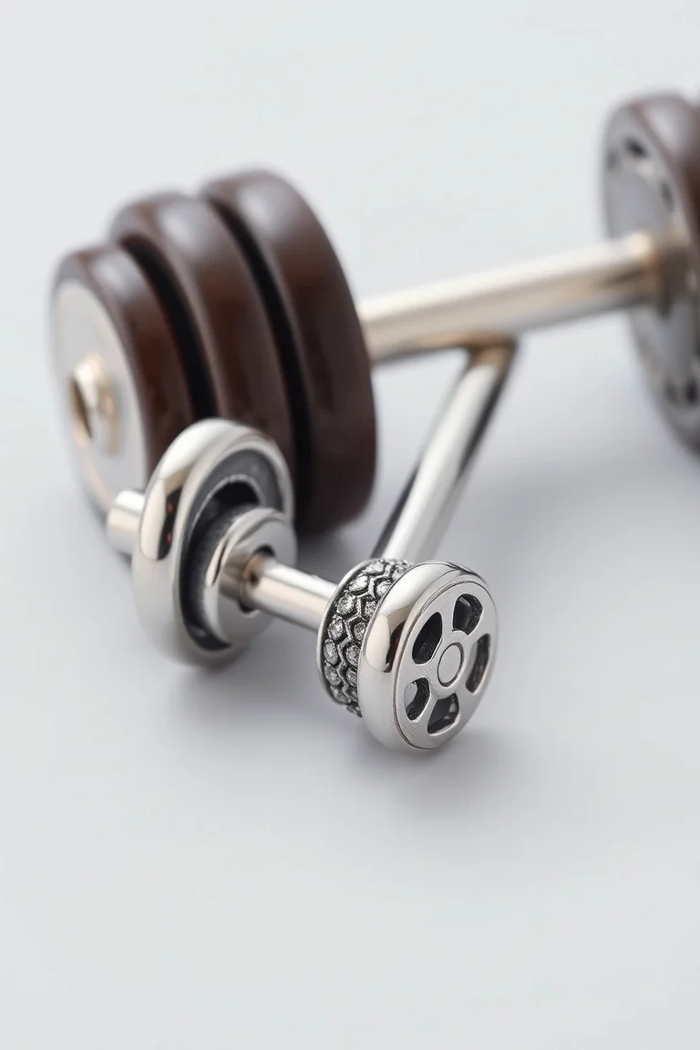 Sterling Silver Barbell