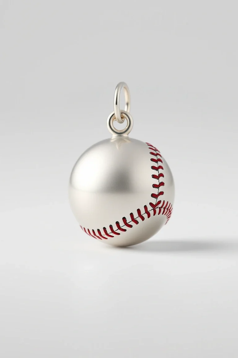 Sterling Silver Baseball