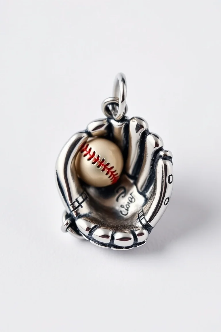 Sterling Silver Baseball Glove