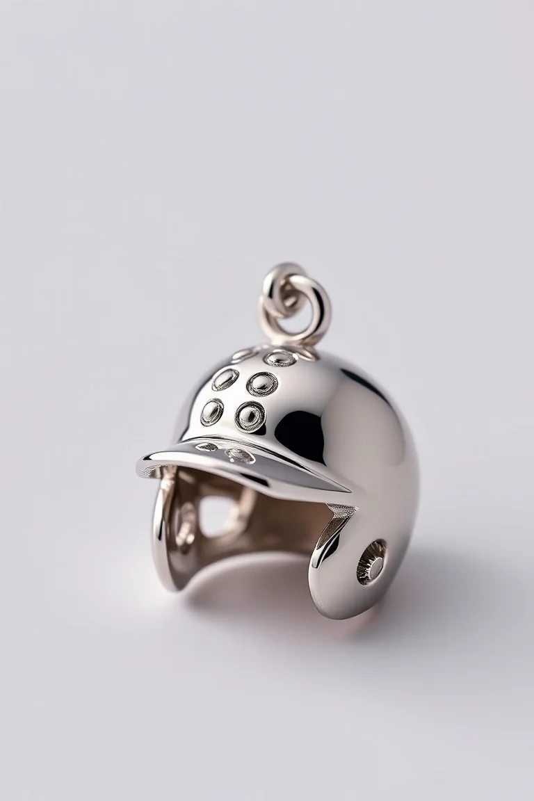 Sterling Silver Batting Helmet