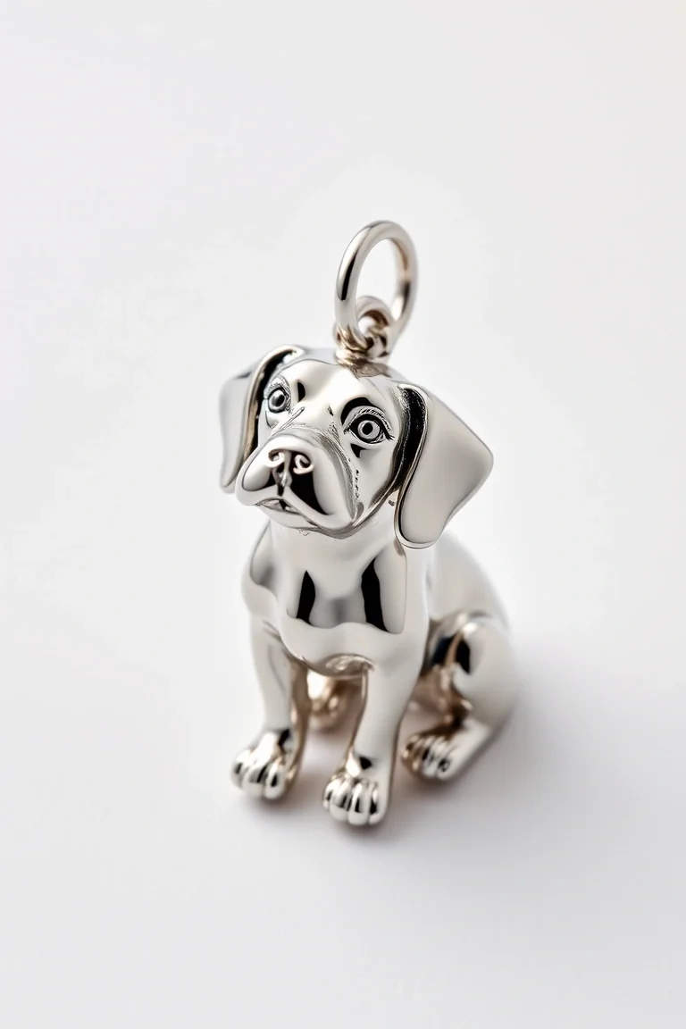 Sterling Silver Beagle Polished