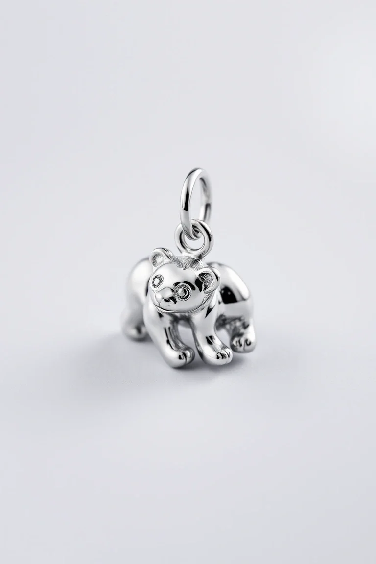 Sterling Silver Bear Charm