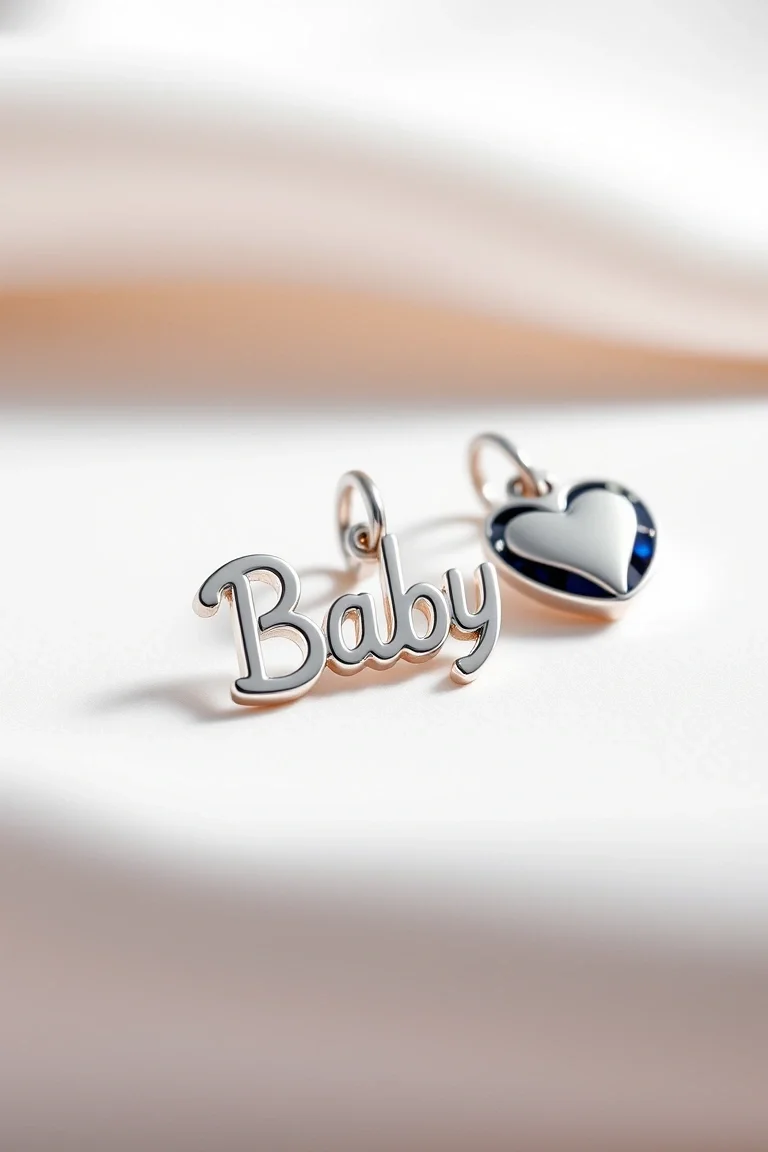 Sterling Silver Blue Birth Certificate