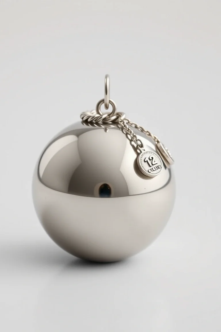 Sterling Silver Bowling Ball