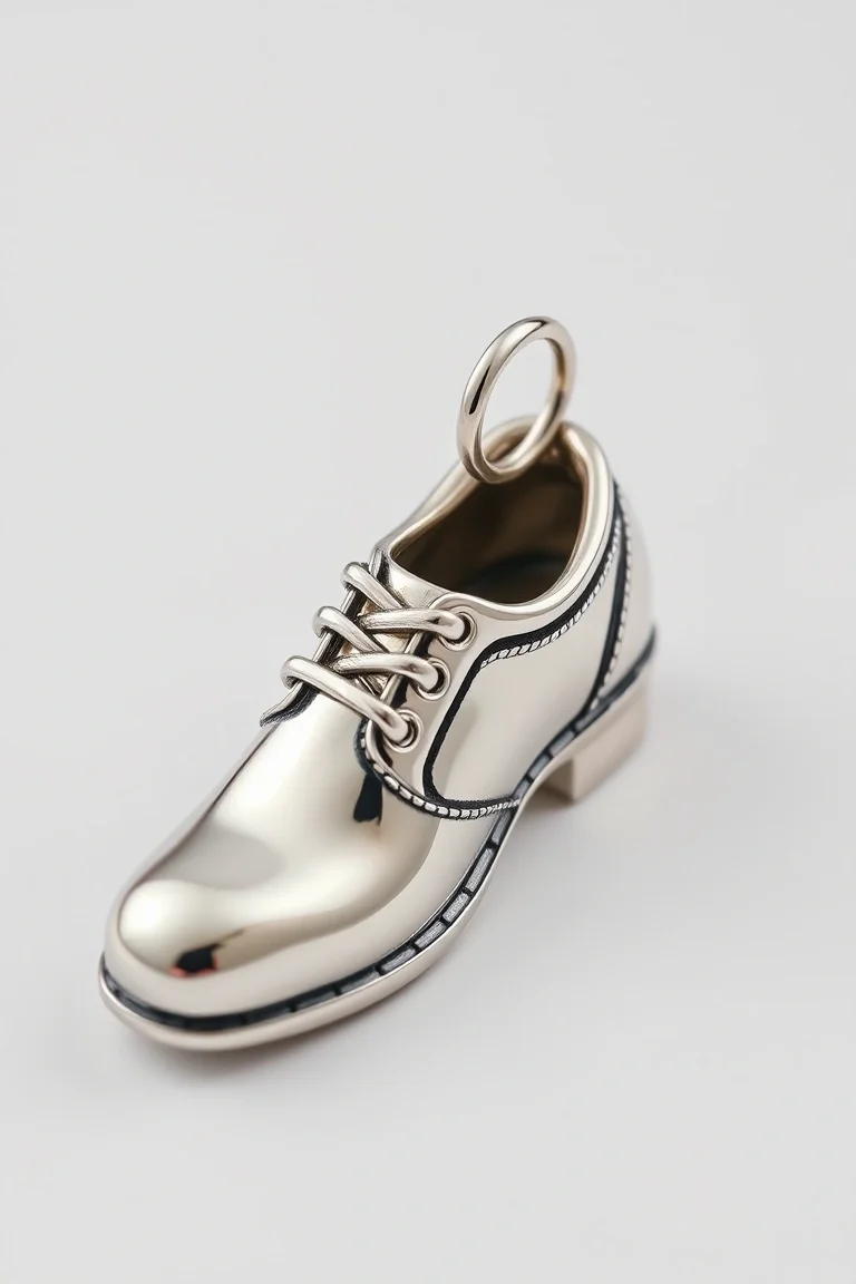 Sterling Silver Bowling Shoe