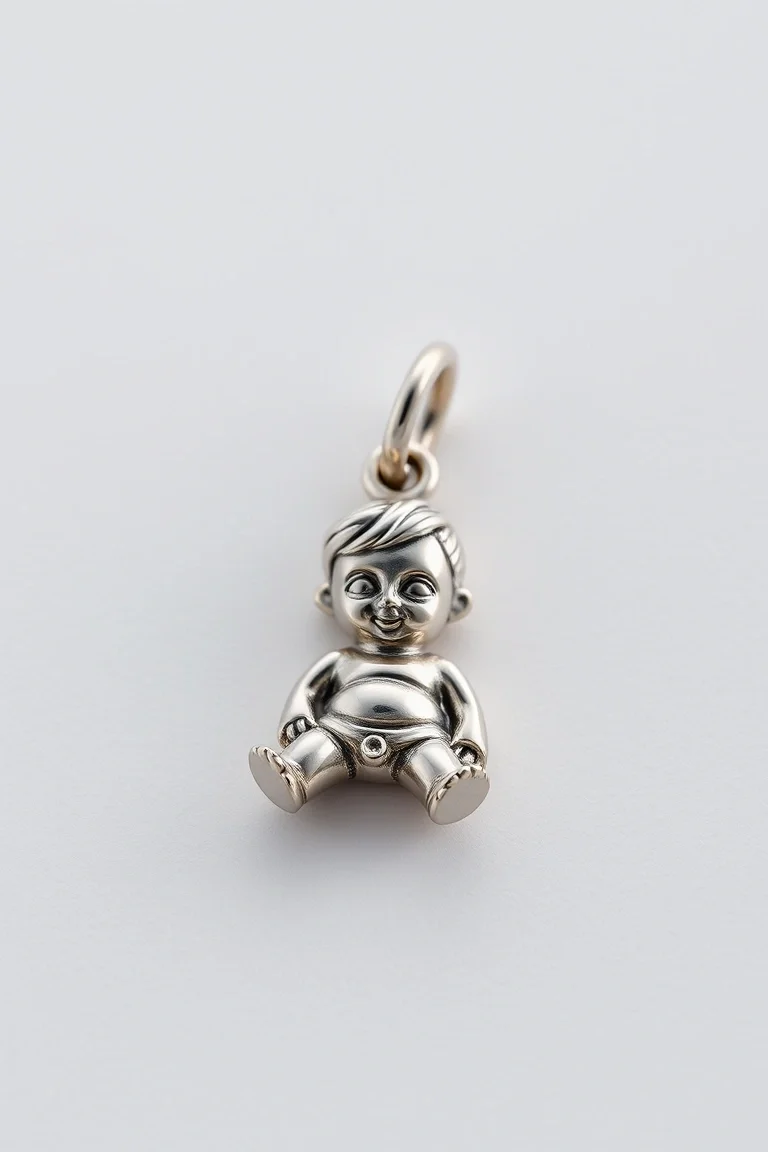 Sterling Silver Boy Charm