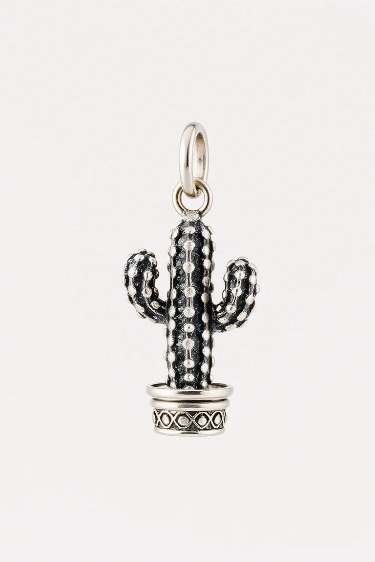 Sterling Silver Cactus