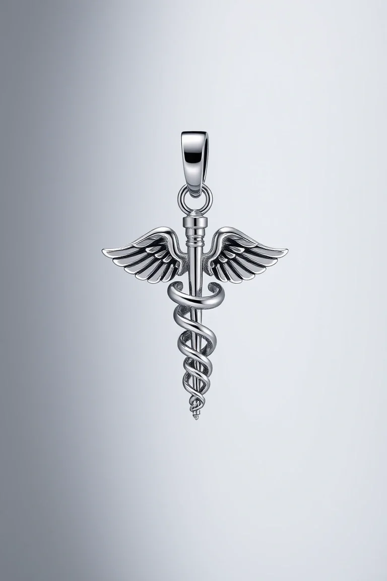 Sterling Silver Caduceus
