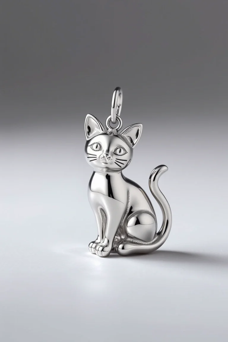Sterling Silver Cat