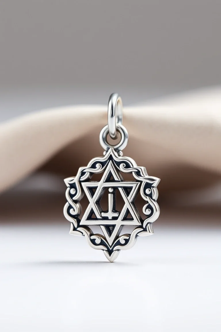 Sterling Silver Chai Charm
