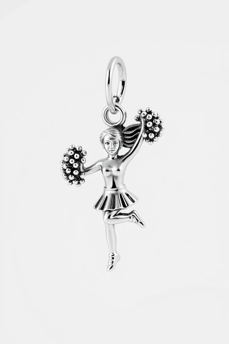 Sterling Silver Cheerleader