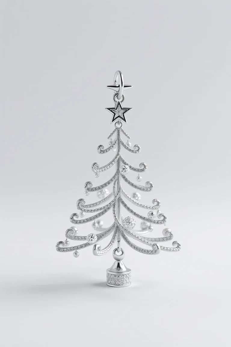 Sterling Silver Christmas Tree