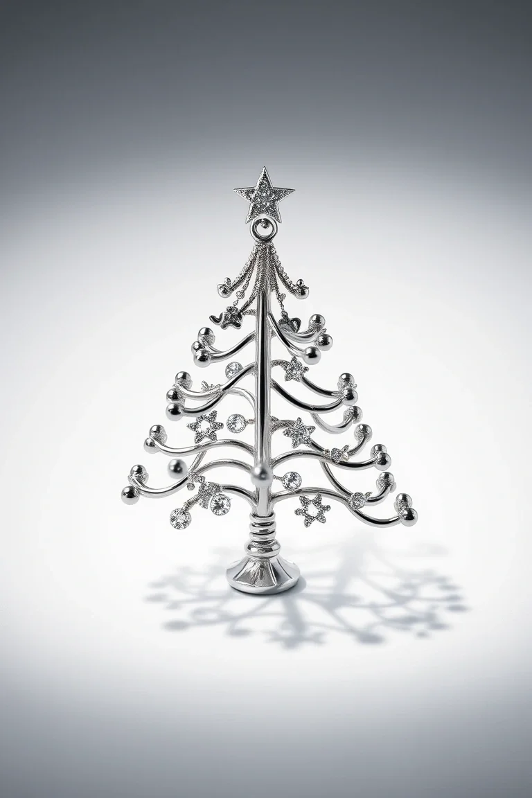 Sterling Silver Christmas Tree