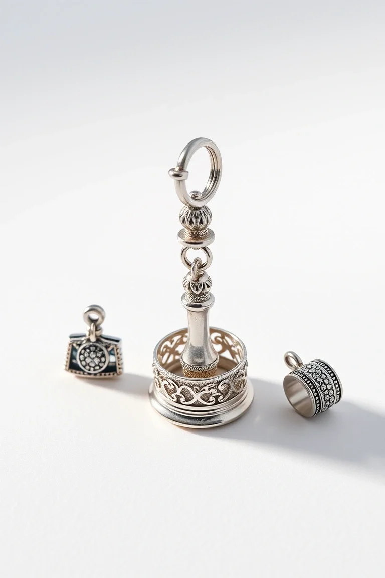 Sterling Silver Claddaugh Charmholder