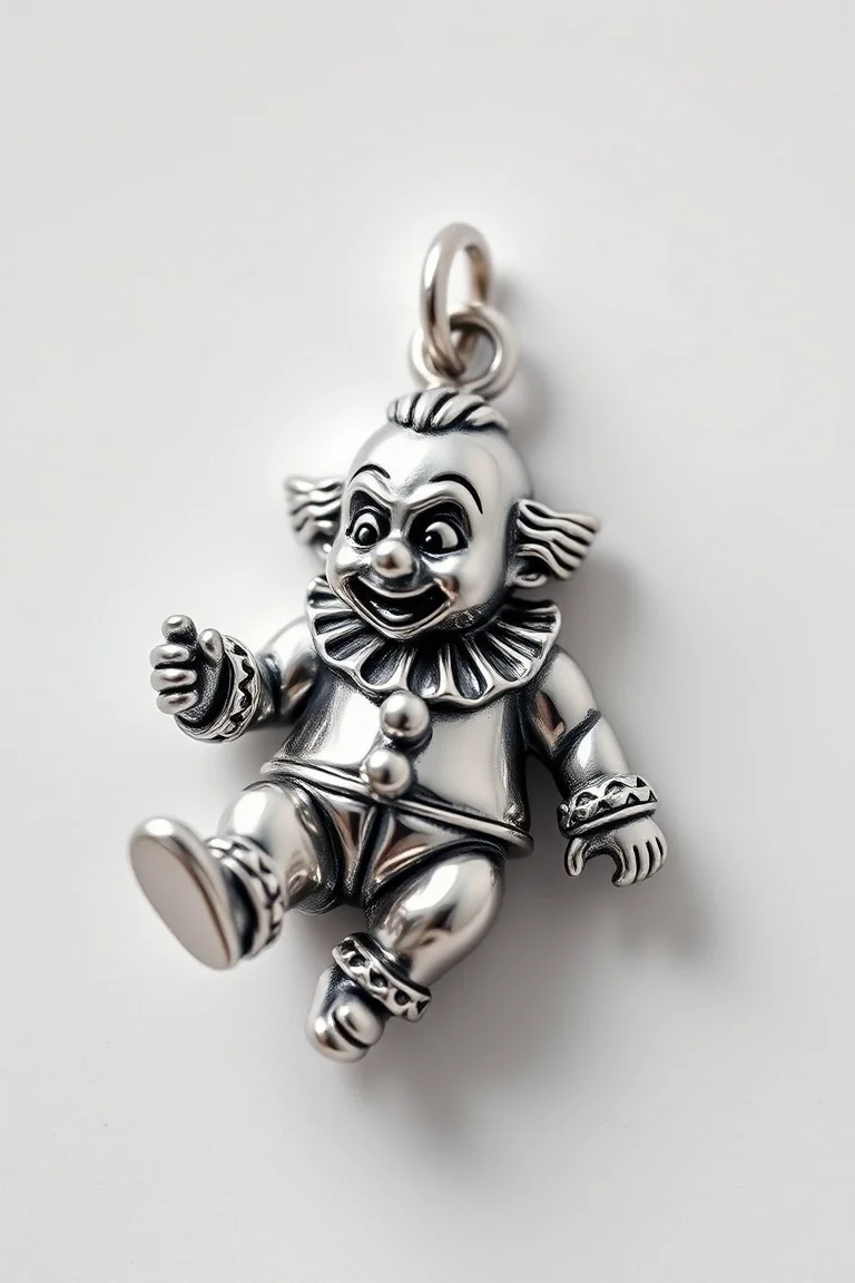Sterling Silver Clown