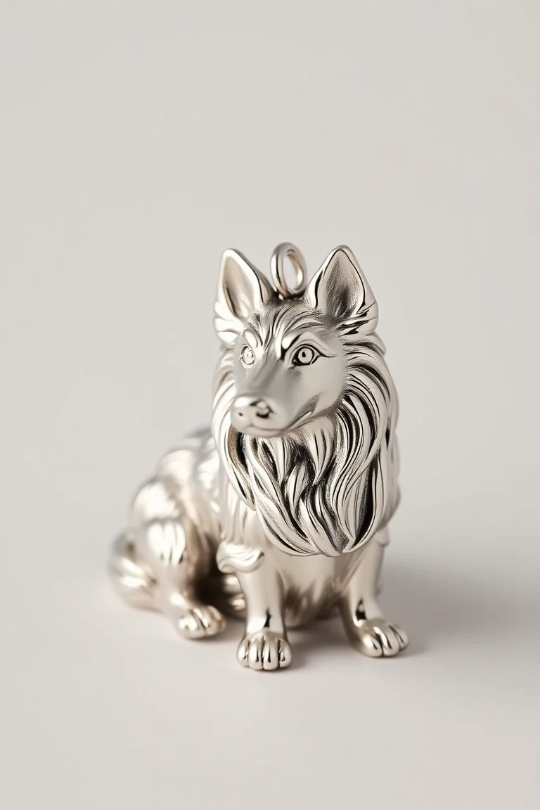 Sterling Silver Collie