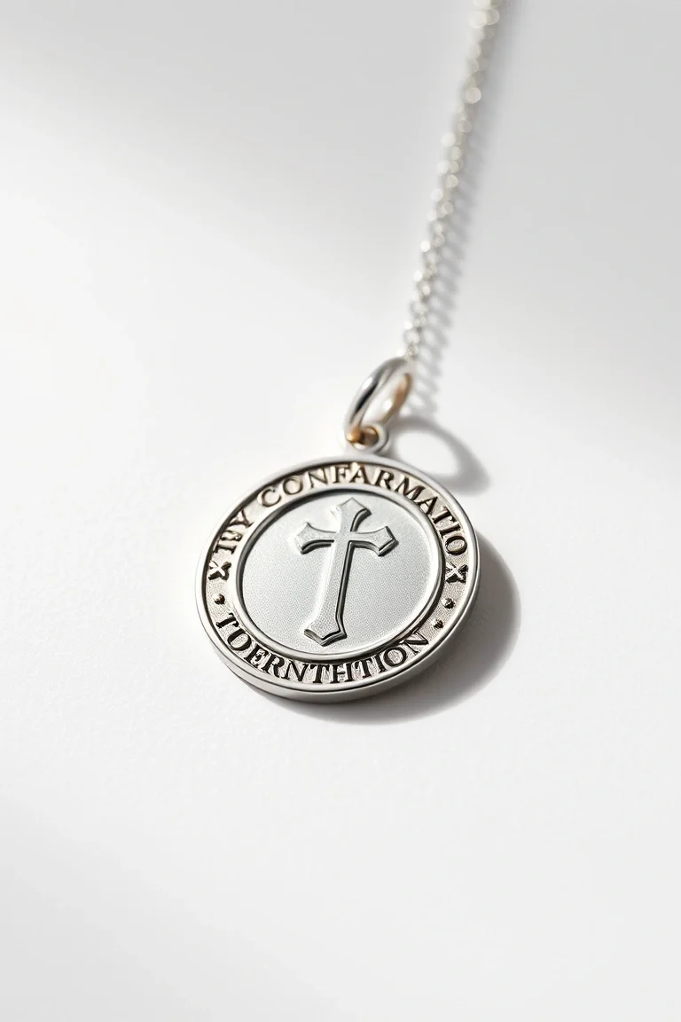Sterling Silver Confirmation Medal