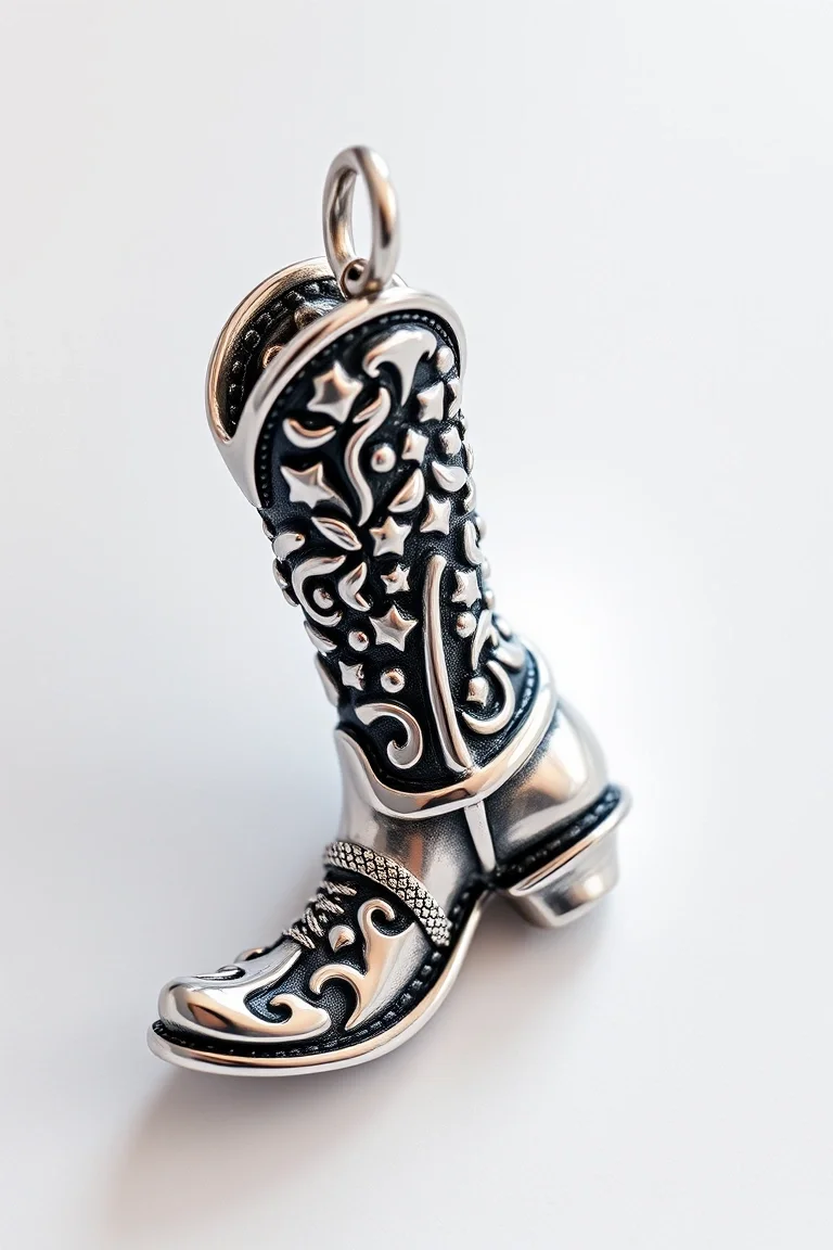 Sterling Silver Cowboy Boot