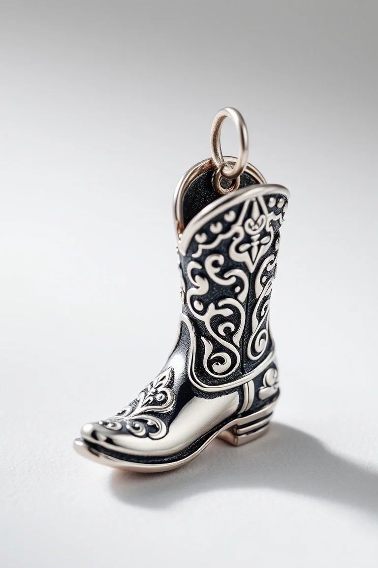 Sterling Silver Cowboy Boot
