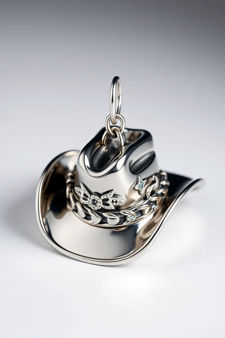 Sterling Silver Cowboy Hat