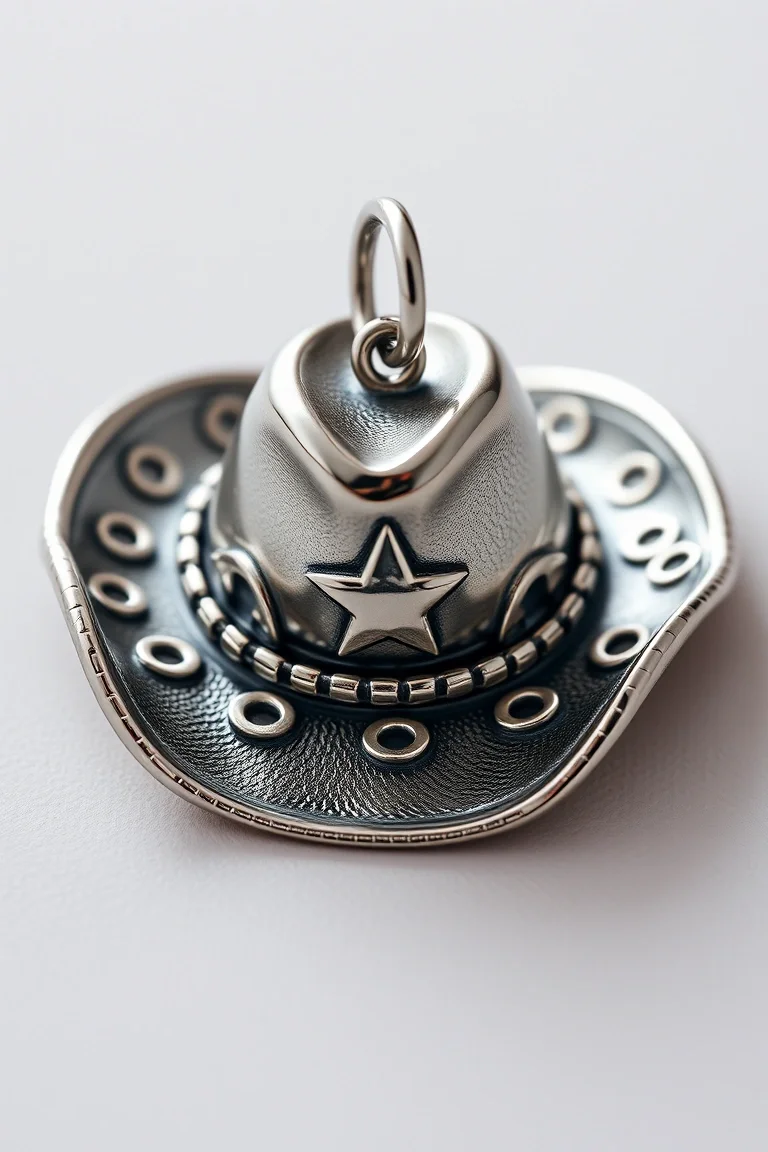 Sterling Silver Cowboy Hat