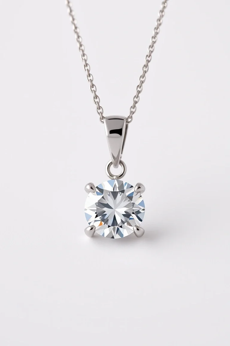 Sterling Silver Cubic Zirconia Pendants