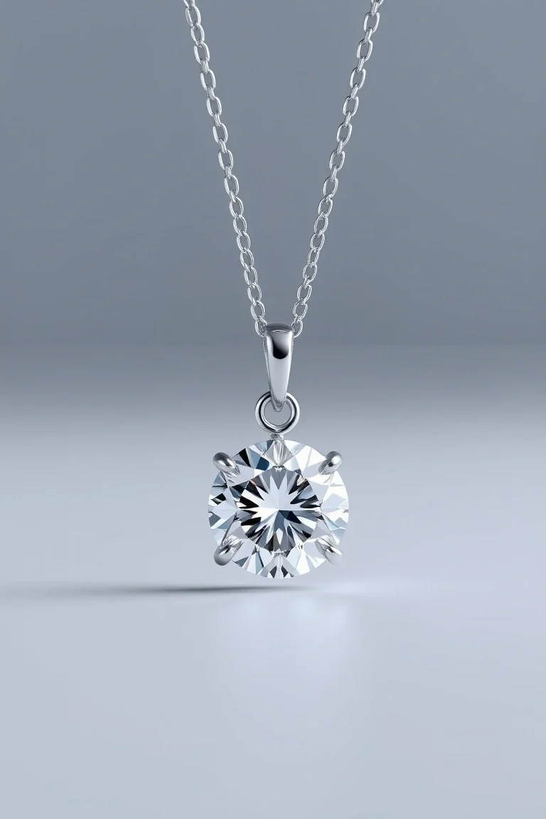 Sterling Silver Cubic Zirconia Pendants