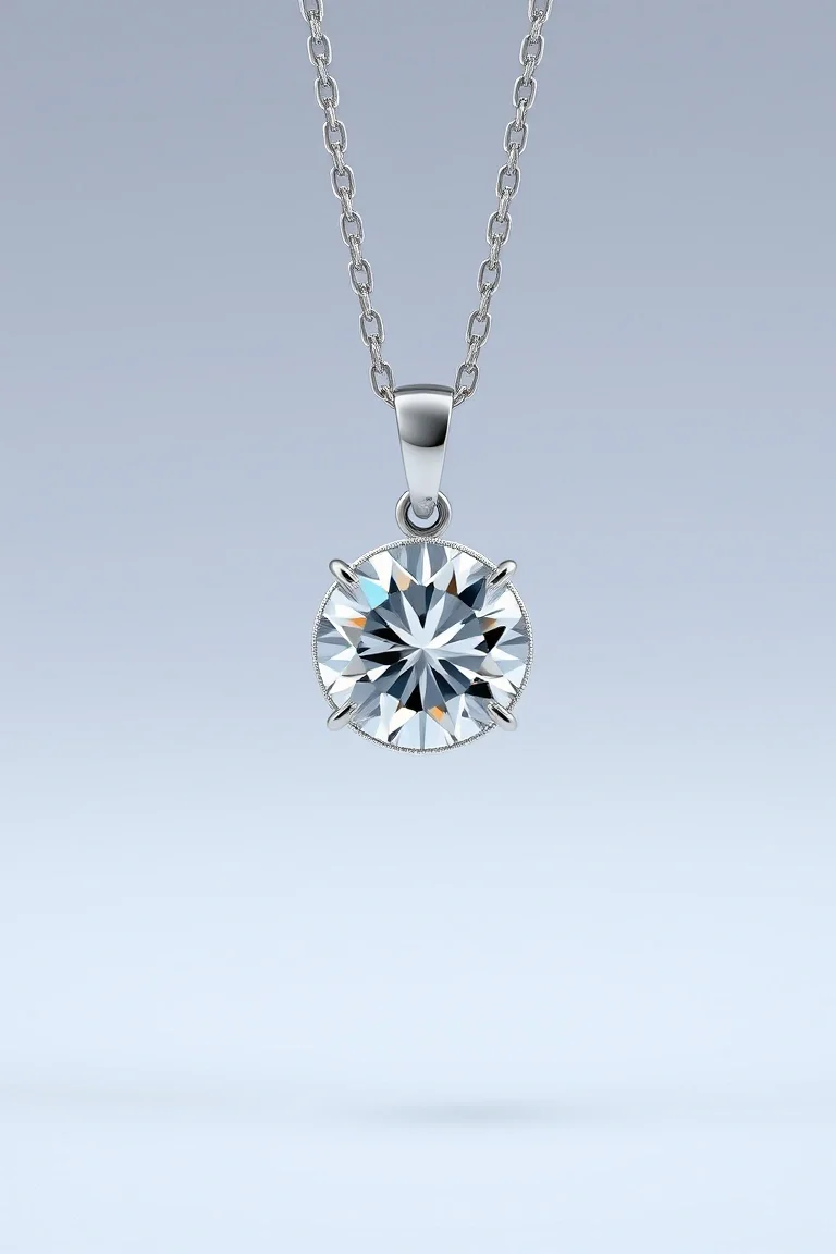 Sterling Silver Cubic Zirconia Pendants