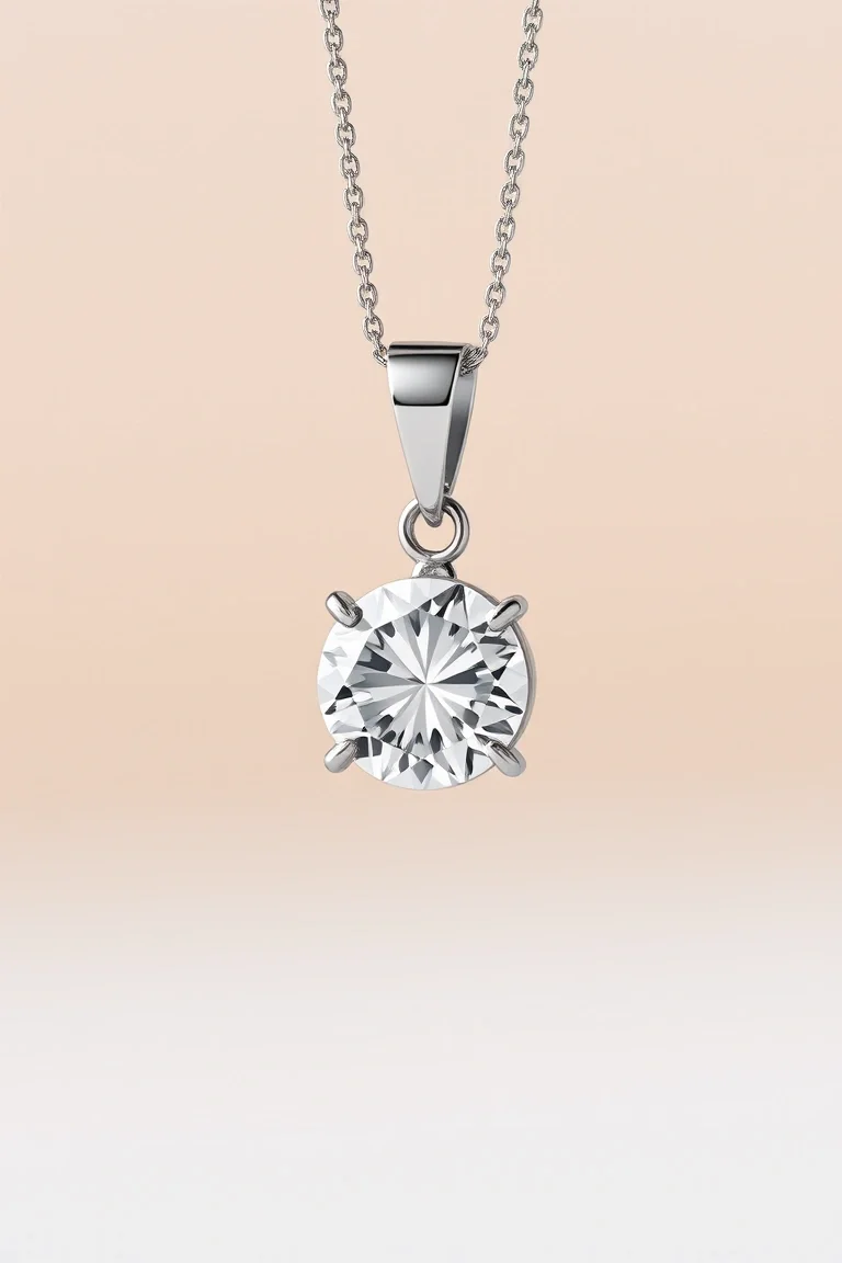 Sterling Silver Cubic Zirconia Pendants