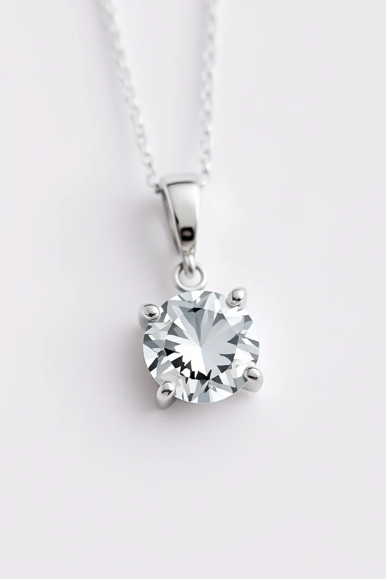 Sterling Silver Cubic Zirconia Pendants