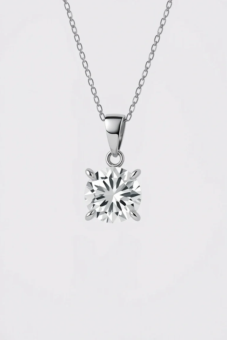 Sterling Silver Cubic Zirconia Pendants