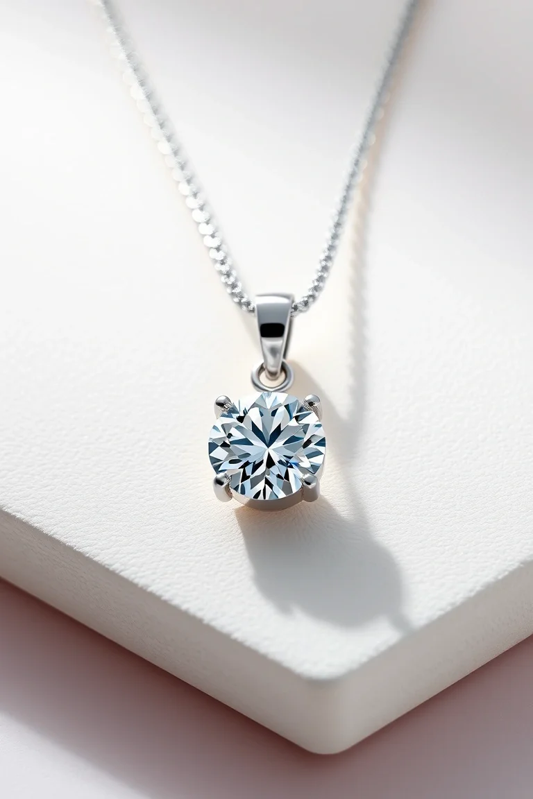 Sterling Silver Cubic Zirconia Pendants