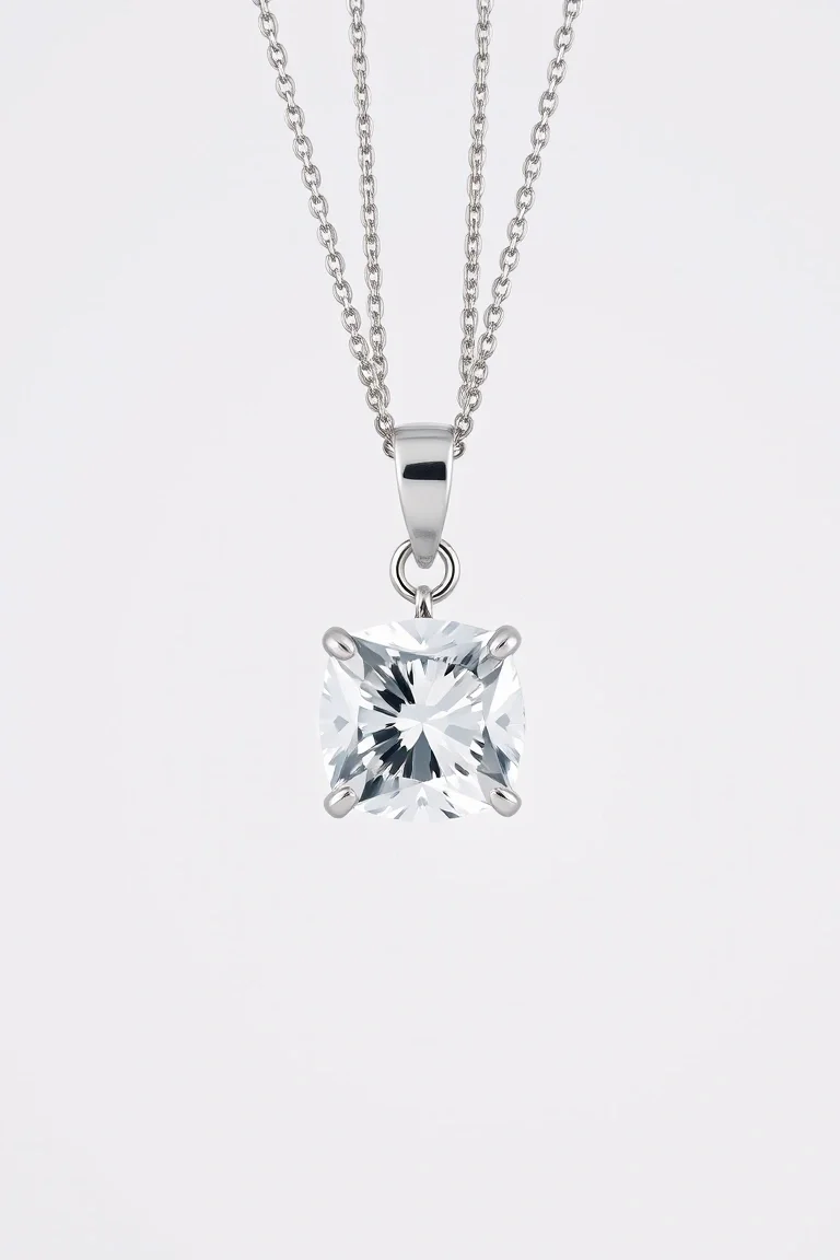 Sterling Silver Cubic Zirconia Pendants