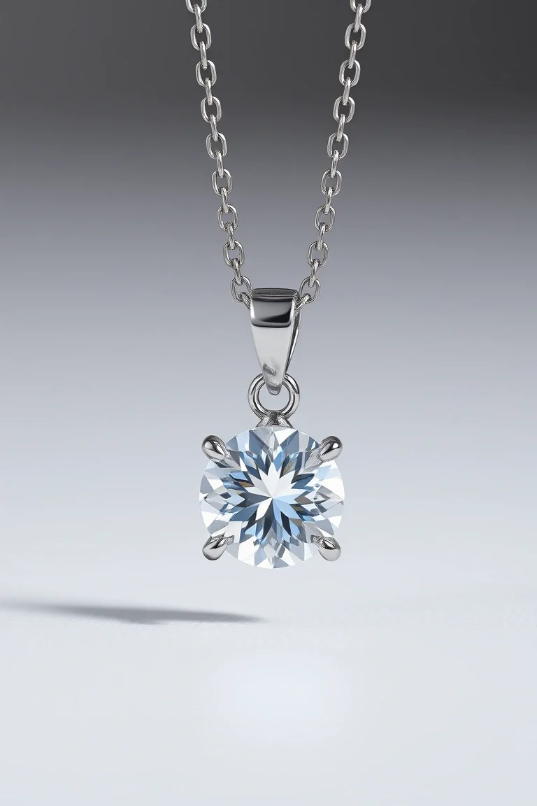 Sterling Silver Cubic Zirconia Pendants