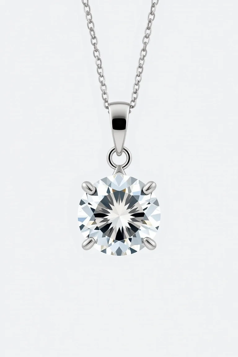 Sterling Silver Cubic Zirconia Pendants