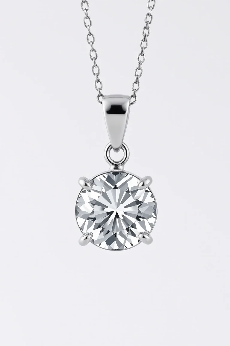 Sterling Silver Cubic Zirconia Pendants