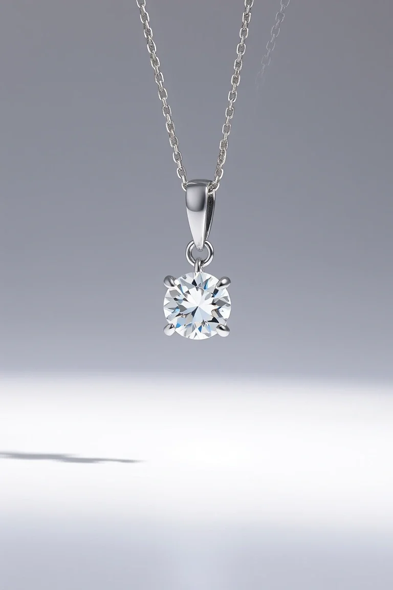 Sterling Silver Cubic Zirconia Pendants