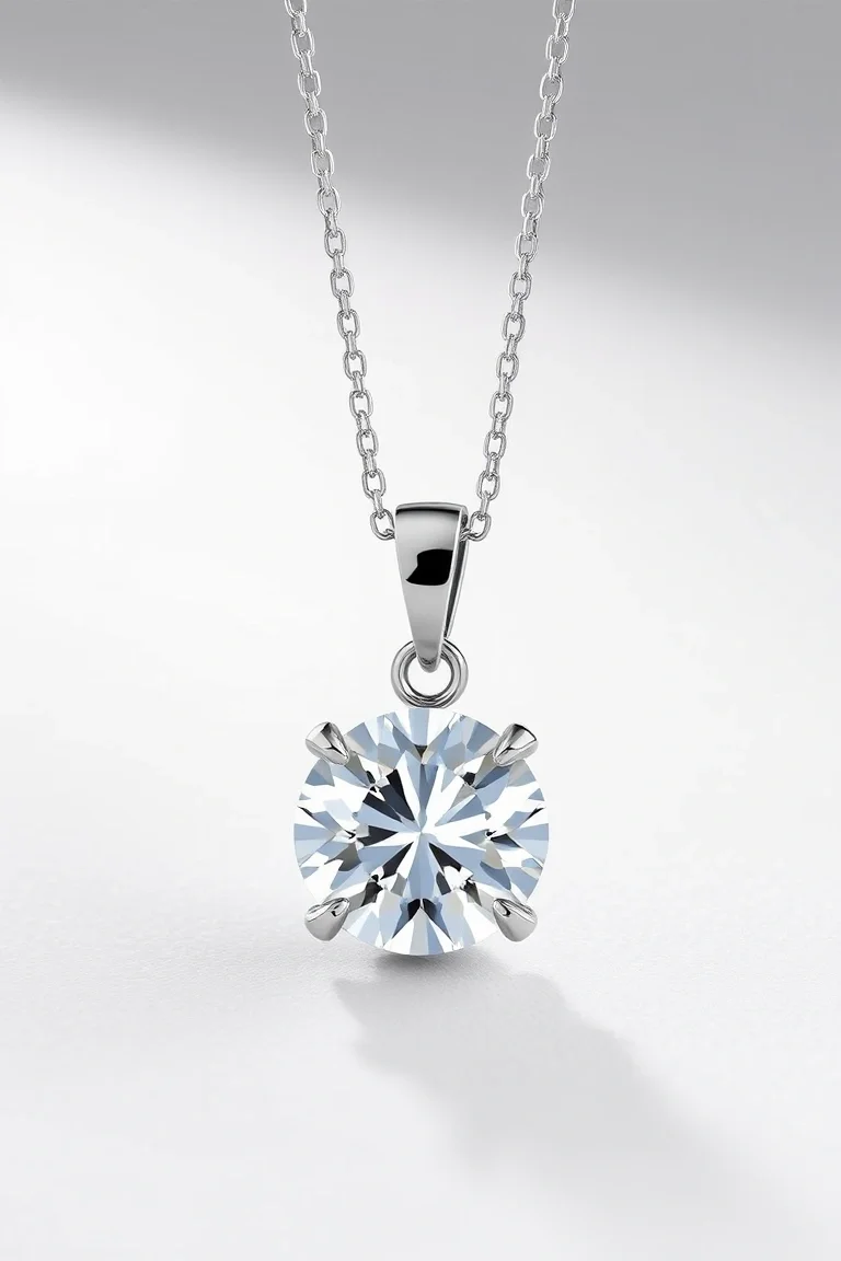 Sterling Silver Cubic Zirconia Pendants