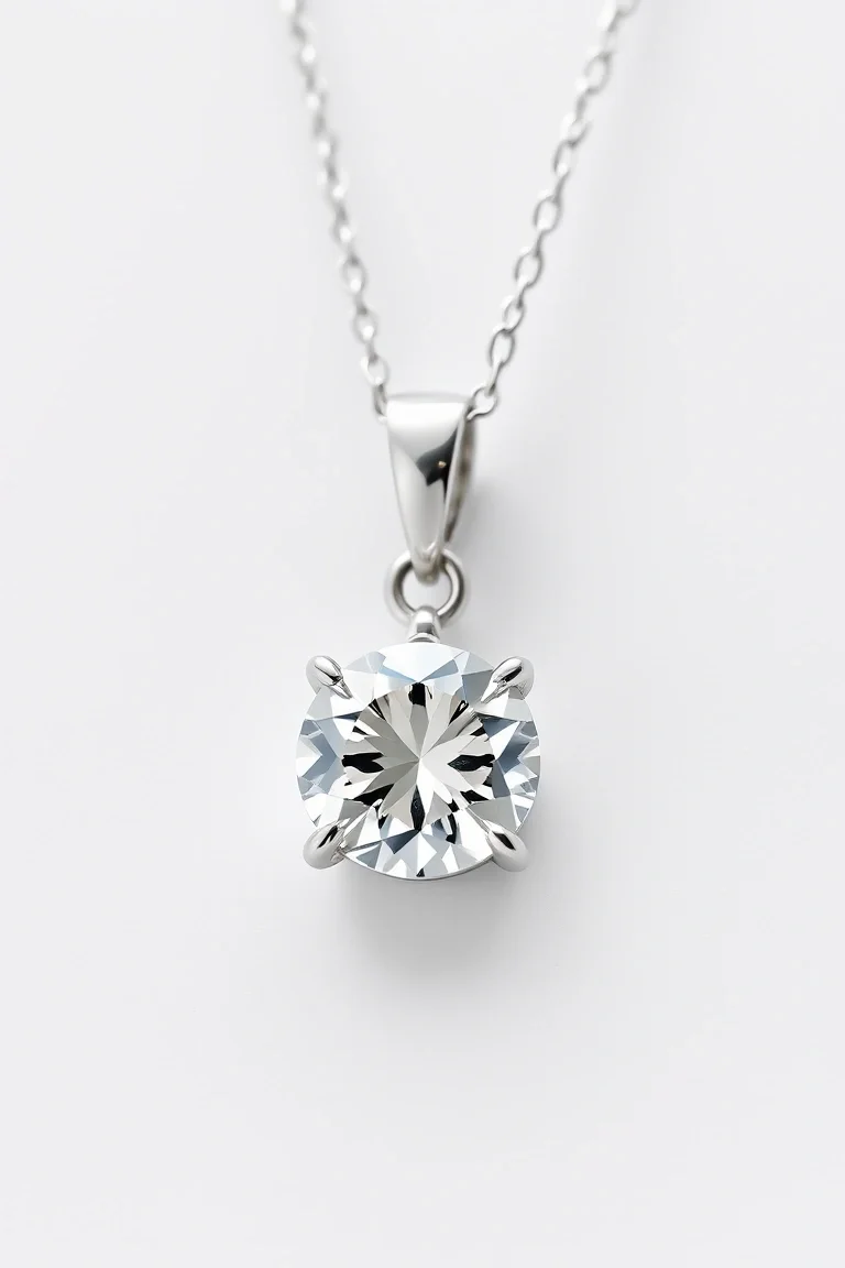 Sterling Silver Cubic Zirconia Pendants