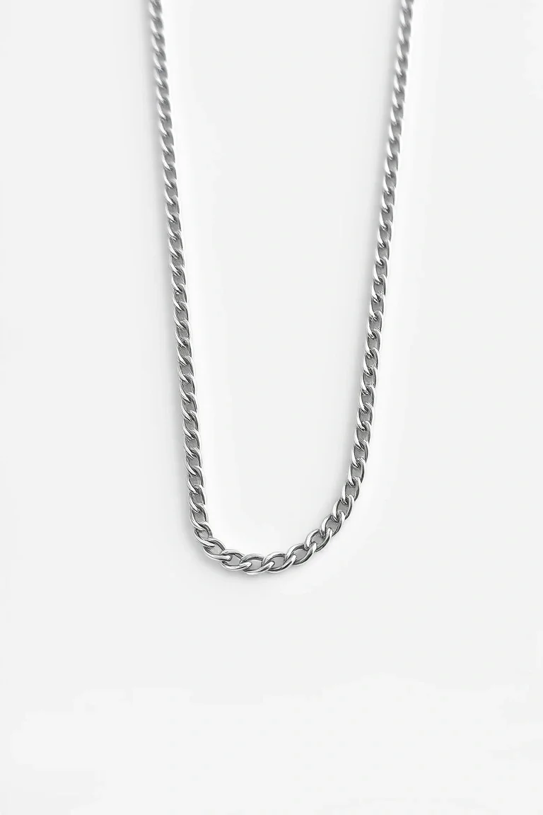 Sterling Silver Curb Chain 18 In.