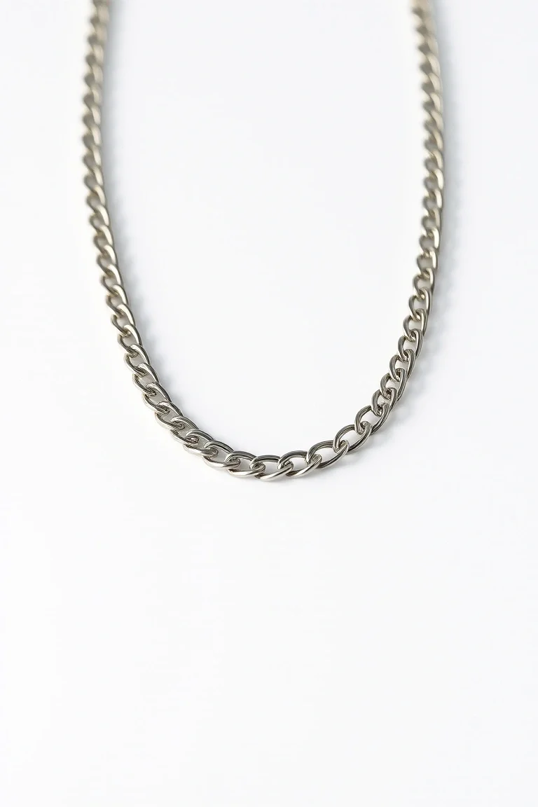 Sterling Silver Curb Chain 18 In.