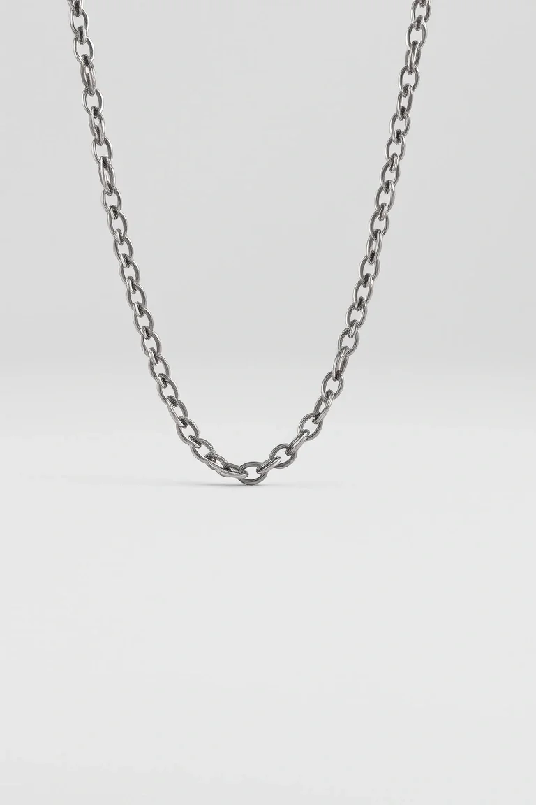 Sterling Silver Curb Chain 18 In.