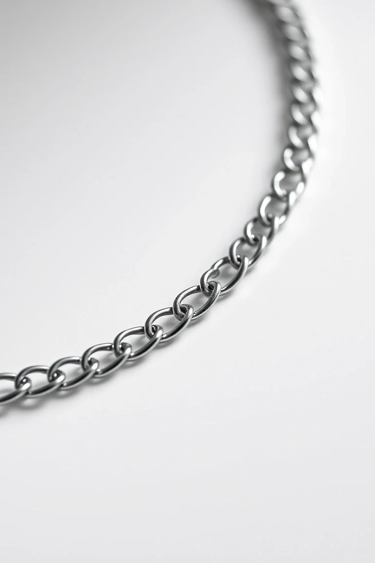 Sterling Silver Curb Chain 18 In.
