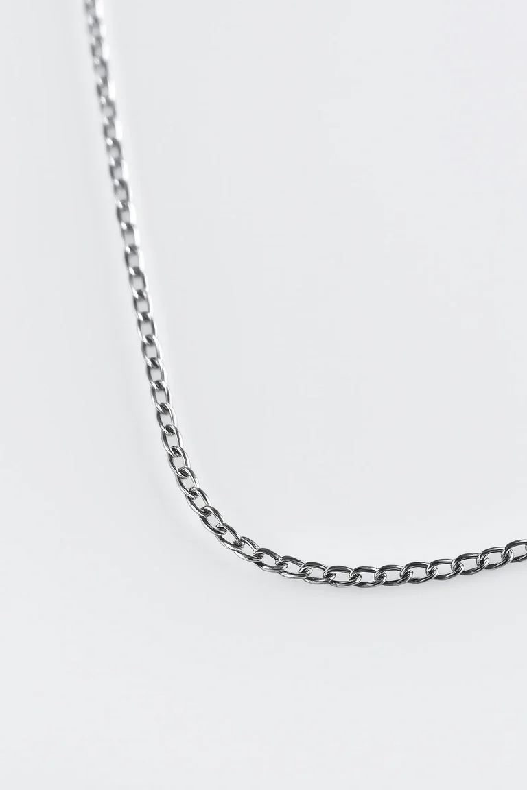 Sterling Silver Curb Chain 20 In.